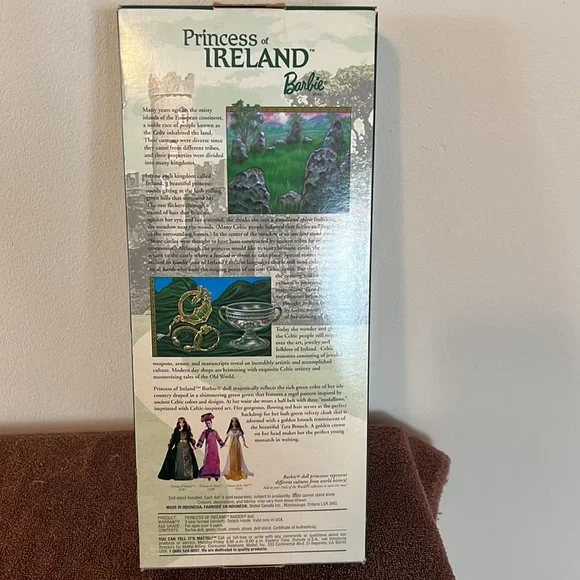 Dolls of the world Barbie collector Edition Princess of Ireland - Picture 2 of 4